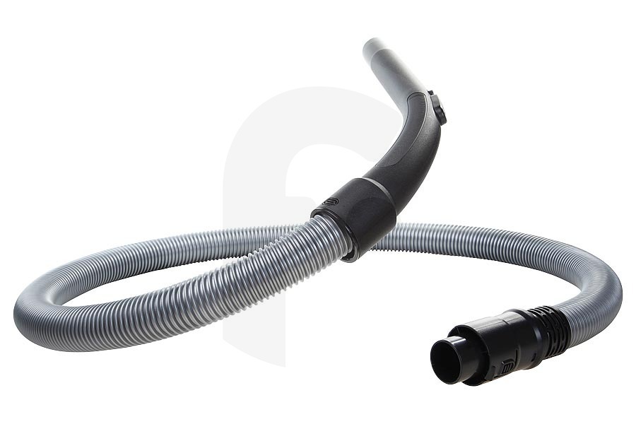 Philips Aspiradora Philips manguera de aspiradora (tubo flexible) completa ⌀ 35mm con empuñadura de pistola (mango) y pieza de conexión (prensaestopas) plata negro aspiradora 432200425021