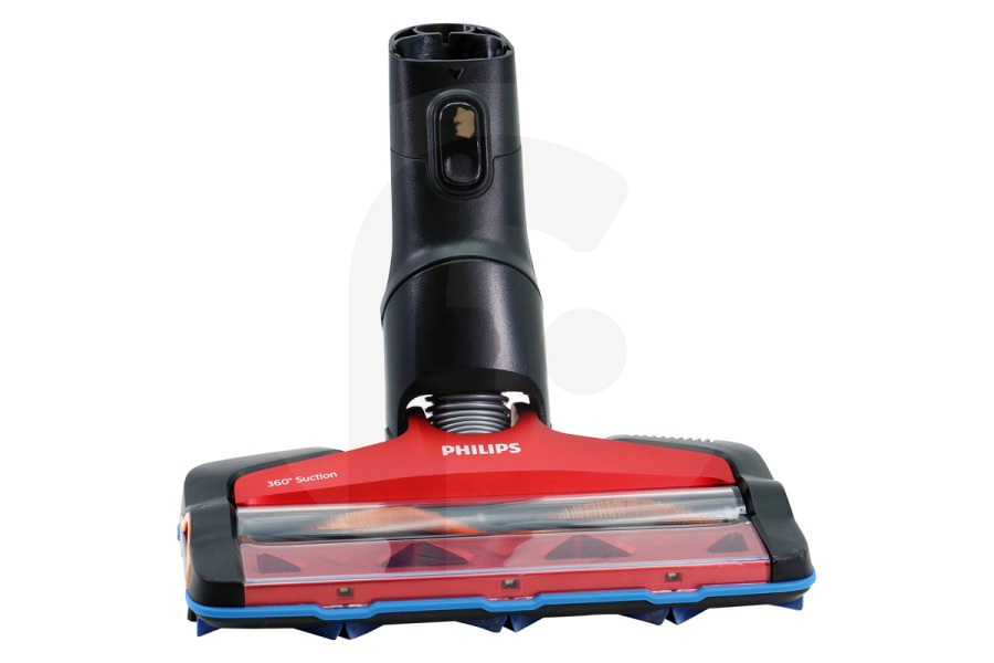 Philips Aspiradora Philips cepillo turbo (boquilla turbo, cepillo eléctrico) para aspiradora inalámbrica negro rojo azul 300000504484 adecuado para entre otros FC6823, XC7043