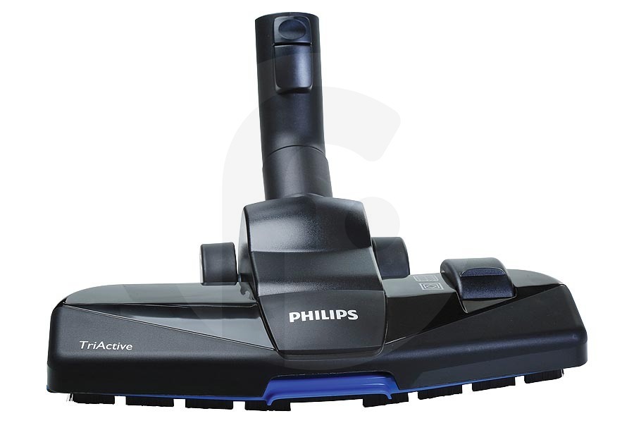 Philips 642001015739 Philips TriActive cepillo combinado (cepillo de aspiración, boquilla combinada, boquilla de aspiración) incl. rueda negro aspiradora 432200426682 adecuado para entre otros FC9329, FC9528, FC9529, FC9332