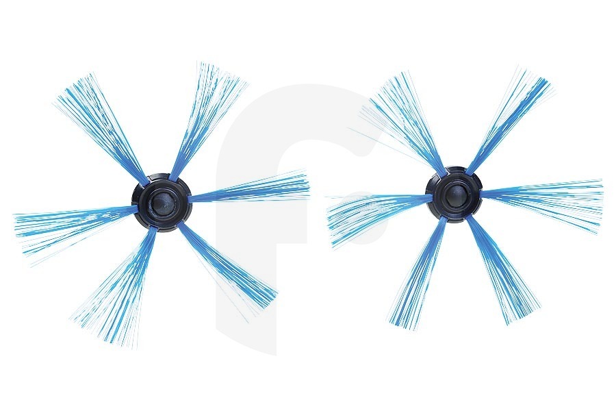 Philips Aspiradora set de cepillos laterales Philips para robot aspirador 432200425961, CP0107 / 01 adecuado para entre otros FC8820, FC8810, FC8700, FC8710, FC8715