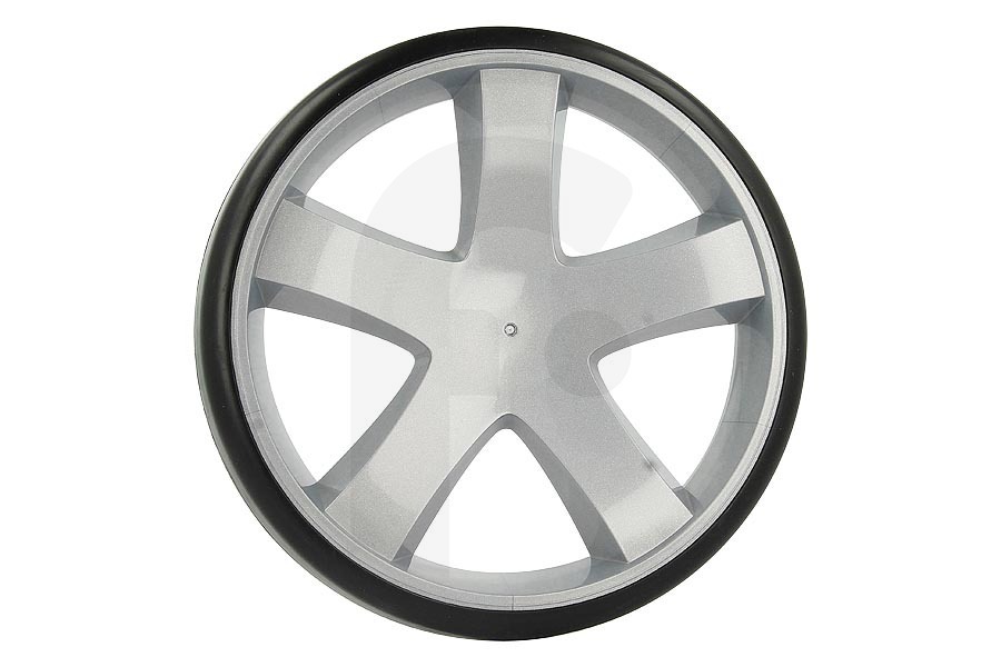 Philips Aspiradora Philips rueda trasera (rueda) ø 179 mm gris negro aspiradora 432200348511 adecuado para entre otros FC8720, FC8723, FC9197