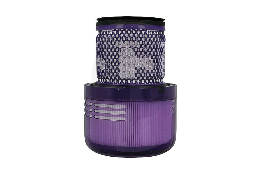 Dyson Dyson V11 Filter Unit unidad de filtro (cartucho) azul / púrpura aspiradora 97001302, 970013-02 adecuado para entre otros V11