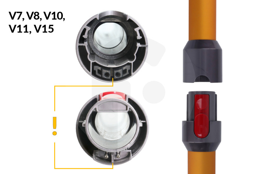 Dyson Aspiradora Dyson V10 tubo aspiradora (varilla) dorado gris aspiradora inalámbrica 96904309, 969043-09