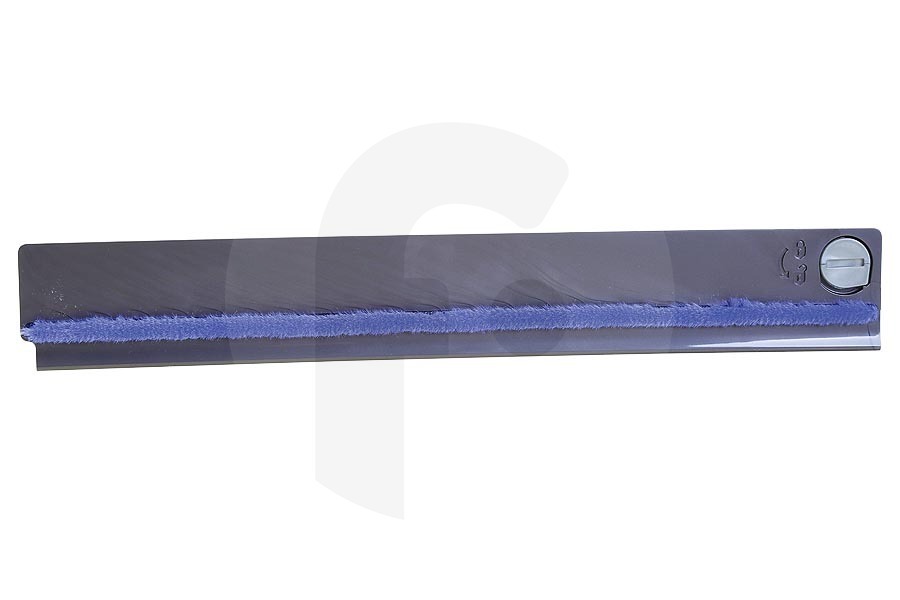 Dyson Aspiradora Dyson tira de barrido (placa inferior trasera) del cepillo turbo (cepillo rodillo) con tira azul y clip de cierre 230 mm aspiradora 96572702, 965727-02 adecuado para entre otros DC62