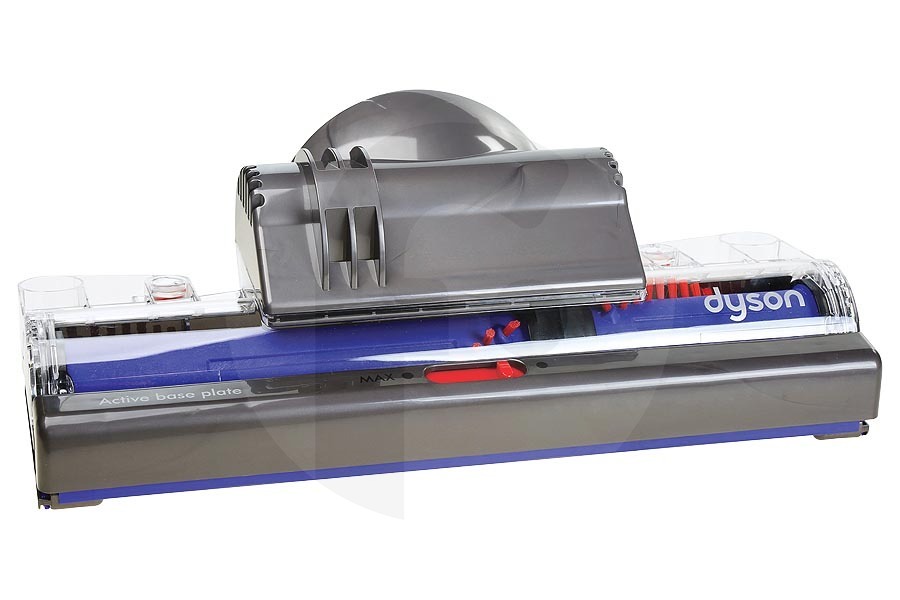 Dyson Dyson cepillo turbo (boquilla turbo, cepillo eléctrico, boquilla motorizada) gris púrpura rojo aspiradora 96637701, 966377-01 adecuado para entre otros DC40 ErP, DC42 ErP