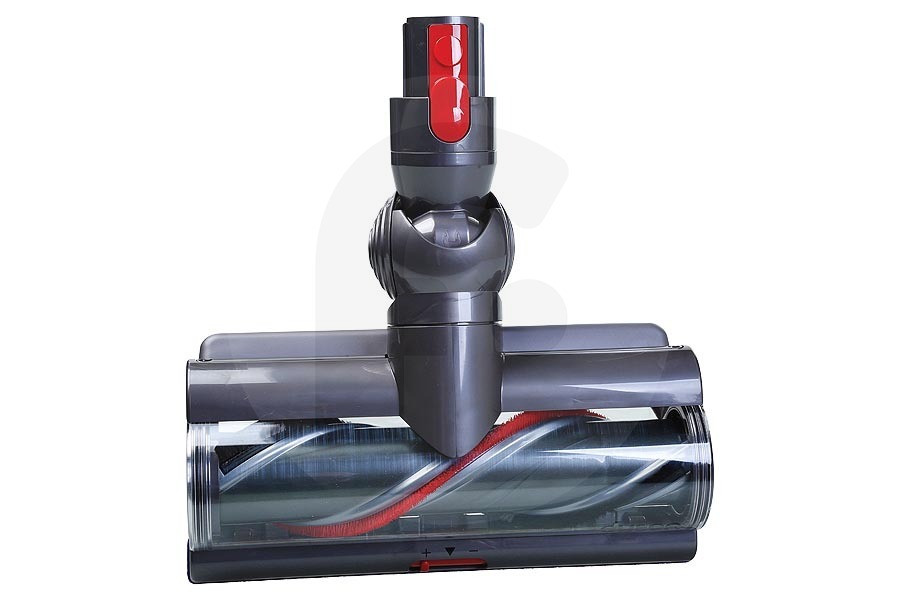 Dyson Aspiradora Dyson Torque NK cepillo turbo (boquilla turbo, cepillo eléctrico, boquilla motorizada) gris rojo para aspiradora de mano / aspiradora inalámbrica 97010005, 970100-05