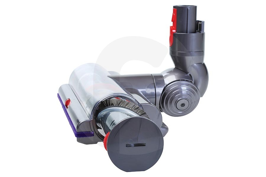 Dyson Aspiradora Dyson Torque NK cepillo turbo (boquilla turbo, cepillo eléctrico, boquilla motorizada) gris rojo para aspiradora de mano / aspiradora inalámbrica 97010005, 970100-05