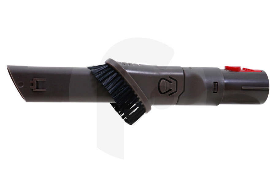 Dyson Aspiradora Accesorio para ranuras (boquilla para radiador) con cepillo plumero para Dyson aspiradora 96736801, 967368-01 adecuado para entre otros CY22 Absoluto, CY22 Parquet, CY23 Parquet