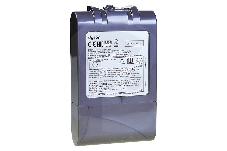 Dyson 96781021 Aspiradora Batería aspiradora Dyson 967810-02 adecuado para entre otros V6
