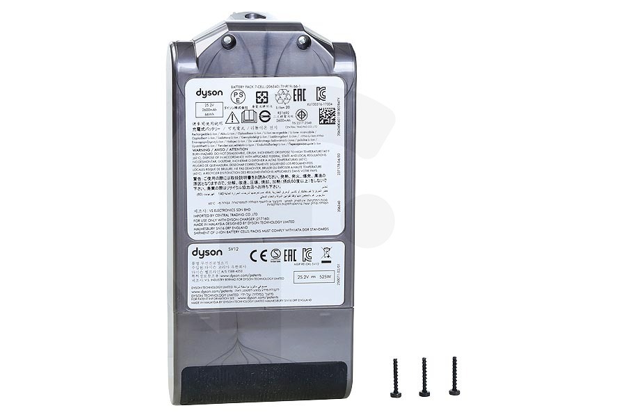 Dyson Dyson Aspiradora Batería para aspiradora 969352-02 96935202 adecuado para entre otros SV12 Absolute, SV12 Animal, SV12 Fluffy