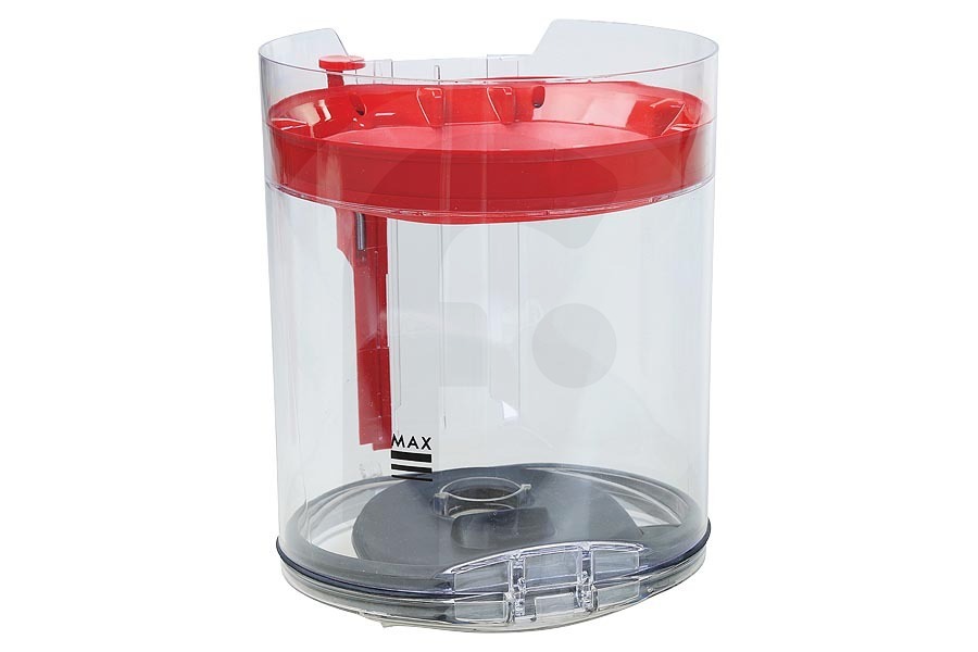 Dyson Aspiradora Dyson CY23 contenedor de recolección (contenedor de polvo, depósito de polvo) transparente rojo 167x183x215 mm aspiradora 96736302, 967363-02 adecuado para entre otros CY23 Alergia, Terca, Parquet