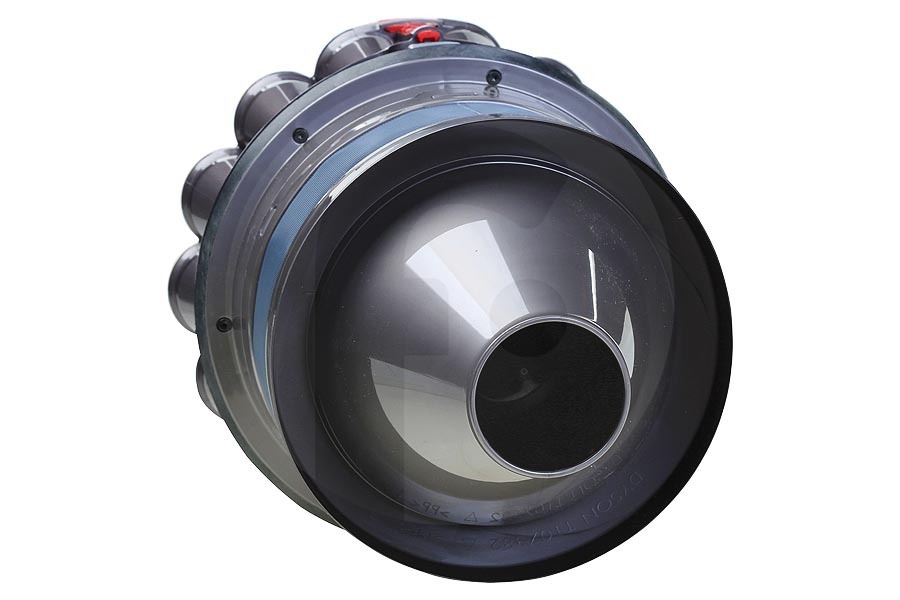 Dyson Aspiradora Dyson CY27 / DC33C ErP Cyclone Service Assy MYe ErP Ciclón (filtro de metal) en contenedor de recolección (contenedor de polvo, depósito de polvo) incl. bloqueo, rojo naranja (amarillo) gris 205x205x300mm aspiradora 96624607, 966246-07