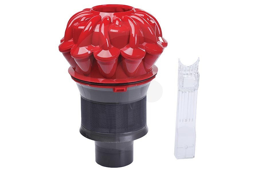 Dyson Aspiradora Dyson ciclón (filtro de metal) parte superior en el contenedor de polvo (depósito) aspiradora inalámbrica 96587811, 965878-11 adecuado para entre otros DC62, DC62 adicional