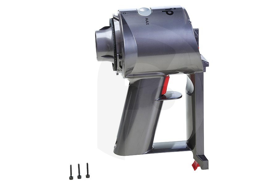 Dyson Dyson V7 / SV11 motor Hepa Main Body incl. carcasa y asa, gris rojo 120x85x195mm 232506-03-KFA1275 aspiradora 968676-02, 96867602 adecuado para entre otros SV11 Animal, Fluffy, Parquet Extra