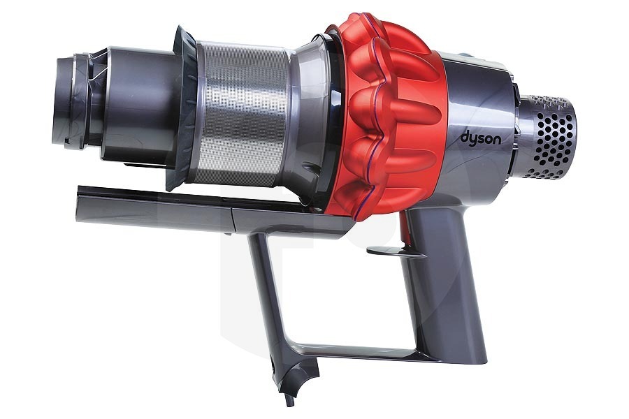 Dyson Dyson V10 / SV12 Aspiradora Motor con ciclón (filtro de metal) con carcasa y mango rojo gris 19823-05-MFE2750 aspiradora 96959603, 969596-03 adecuado para entre otros SV12 Fluffy, Motorhead