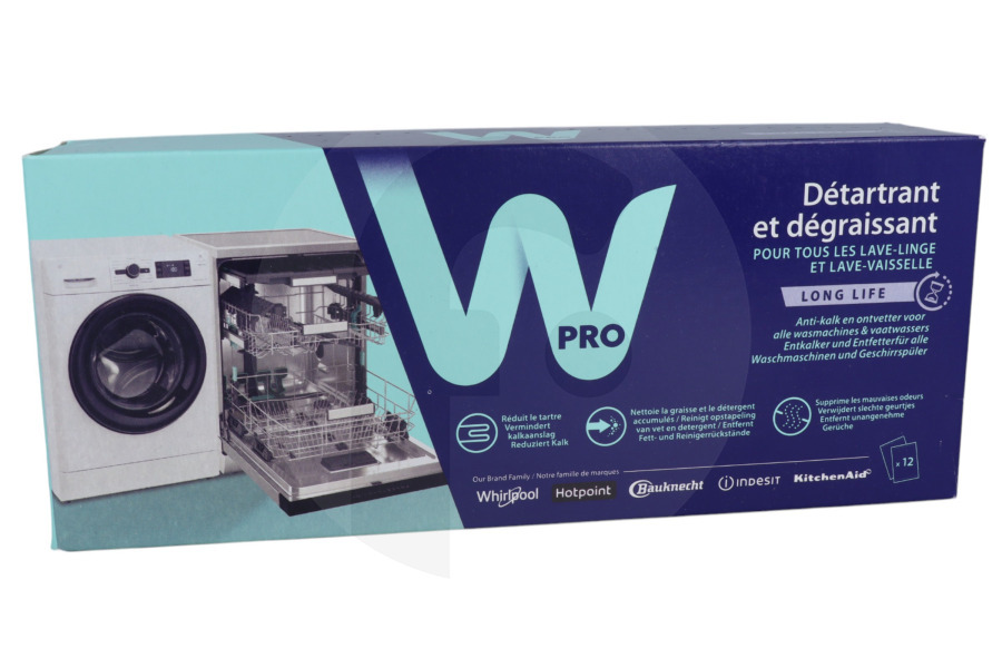 AEG Lavavajillas WPRO Limpiacristales y desoxidante DES121 para lavadoras y lavavajillas 484000008801 adecuado para entre otros Las lavadoras y Vaatwaswassers