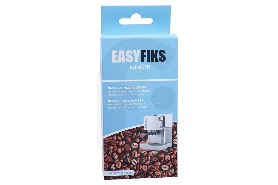Easyfiks  Easyfiks pastillas descalcificadoras cafetera 311556 adecuado para entre otros Cafeteras, teteras