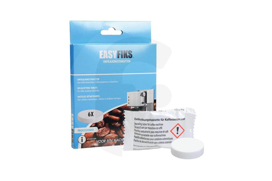 Easyfiks Cafetera Easyfiks pastillas de descalcificación (pastillas descalcificadoras) cafetera 311556 apto para entre otros Cafeteras, teteras