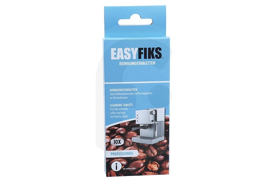 Easyfiks  Easyfiks pastillas limpiadoras (limpiador) cafetera adecuado para entre otros Cafeteras, teteras