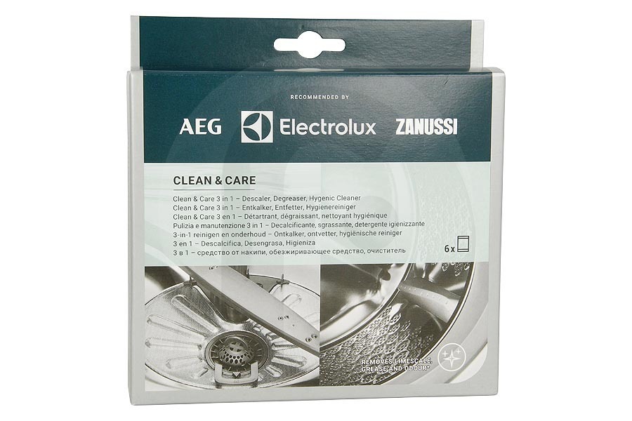 Constructa Lavadora Clean and care 3 en 1 para AEG, Electrolux y otros lavavajillas y lavadoras 9029799187, M3GCP400