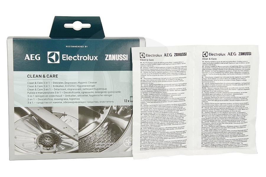 Descalcificador Clean and care lavadora y lavavajillas para Electrolux, AEG y otros 9029799195, M3GCP400