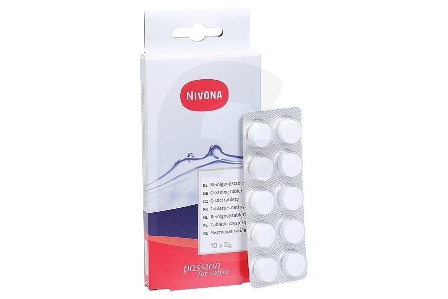Krups Cafetera Nivona pastillas limpiadoras (limpiador) cafetera NIRT701 apto para entre otros Para cafeteras