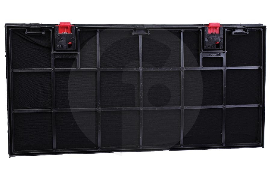 Electrolux Campana extractora Filtro de carbón (filtro de carbón activado) rectangular Long Life para AEG, Electrolux y otros campana extractora 9029801207, MCFE20