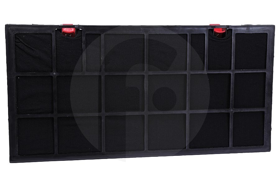 Electrolux 9029865962 Campana extractora Filtro de carbón (filtro de carbón activado) rectangular Long Life para AEG, Electrolux y otros campana extractora 9029801207, MCFE20