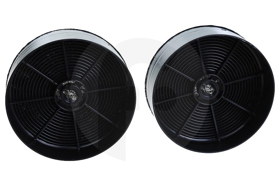 Electrolux 9029865749 Campana extractora Filtro de carbón (filtro de carbón activado) redondo ECFB03 2 uds. para AEG, Electrolux y otros campana extractora 9029798809