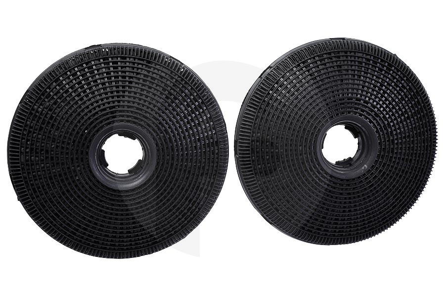 Radiola 9029865723 Campana extractora Filtro de carbón (filtro de carbón activado) redondo 2 uds. para AEG, Electrolux y otros campana extractora 9029798775, ECFB02 apto para entre otros LFG9525S, BHG51320XA, BHG56750XA