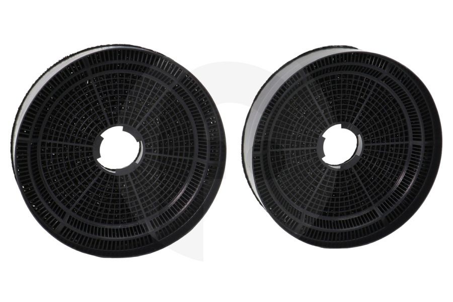 Beko Campana extractora Filtro de carbón redondo juego de 2 para AEG, Electrolux y otros campana extractora 9029866390, MCFB78 apto para entre otros DVK5961HB, DVK5661HB, DVE5961HB, DVE5661HB