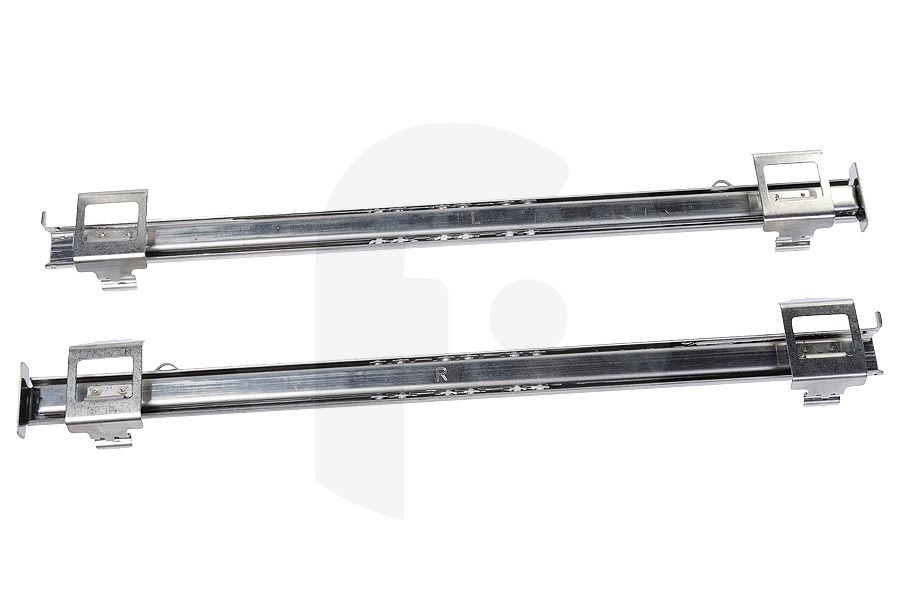 Philco 5611854117 Horno Guía riel telescópico juego de 2 piezas para AEG, Electrolux y otros horno 140047902014 adecuado para entre otros BSK577321M, BSE572321M, ZCV65330WA