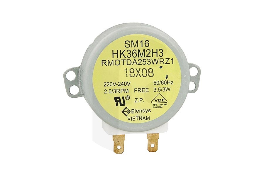 Electrolux Microondas Motor (motor de accionamiento) del plato giratorio para, entre otros, AEG microonda 50285864000 apto para entre otros MCD2665, MQ926GX, MBB1755