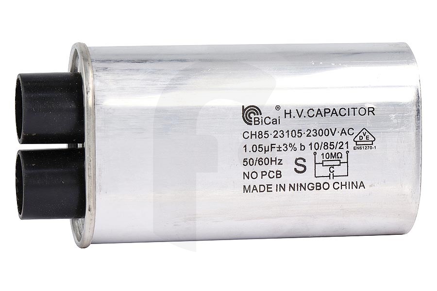 Electrolux Microondas Condensador (condensador de alta tensión) 1,05uF 2300V para AEG, Electrolux y otros microondas combinado 3157959028 apto para entre otros KM8403101M, KM5840302M, EVY96800AX