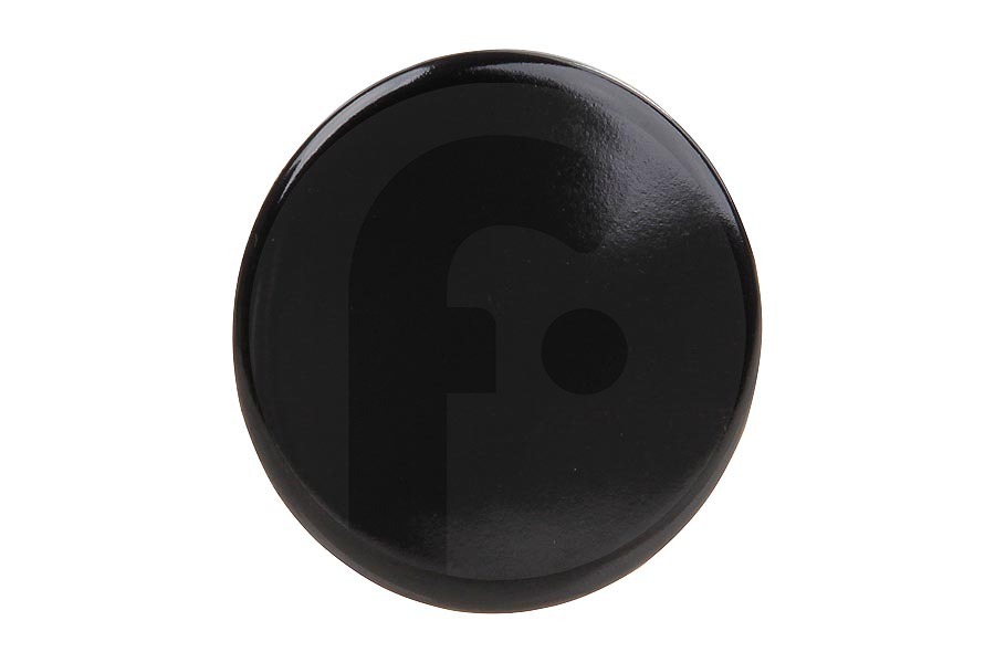 Hotpoint-ariston 92492, C00092492 Cocina & Encimera Tapa de quemador (Cocción fuego lento 51 mm negro) fogón C00092492, 92492 adecuado para entre otros C247E3, PF640ES, PF640P
