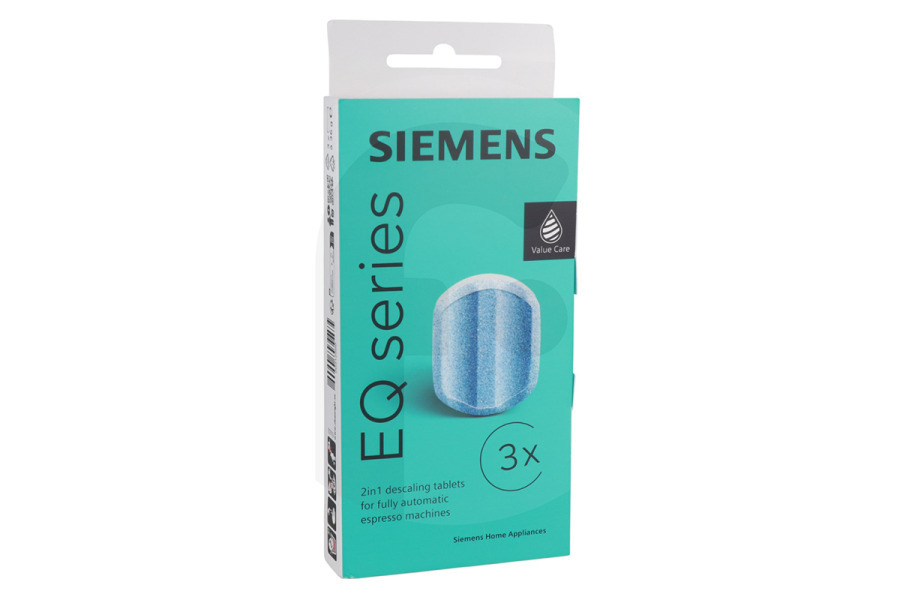 Bosch 312560, 00312560 Cafetera Pastillas de descalcificación (pastillas descalcificadoras) para Bosch, Siemens y otros cafetera 00312094, TZ80002A apto para entre otros Cafeteras espresso y hervidores de agua