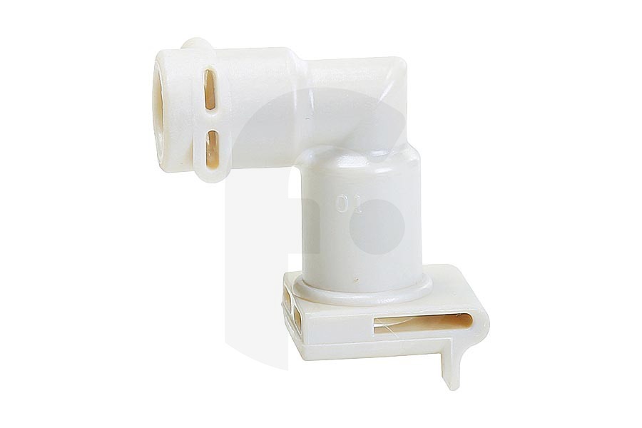 DeLonghi Cafetera Conexión de tubo (calentador, (conector 90°, ángulo raccord)) máquina de café 5313218931 apto para entre otros ESAM04110, ESAM3000B, ESAM5450