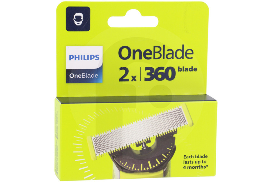 Philips Maquinilla de afeitar Philips QP420/50 Cabezal de afeitado para afeitadora PHIQP420 adecuado para entre otros OneBlade