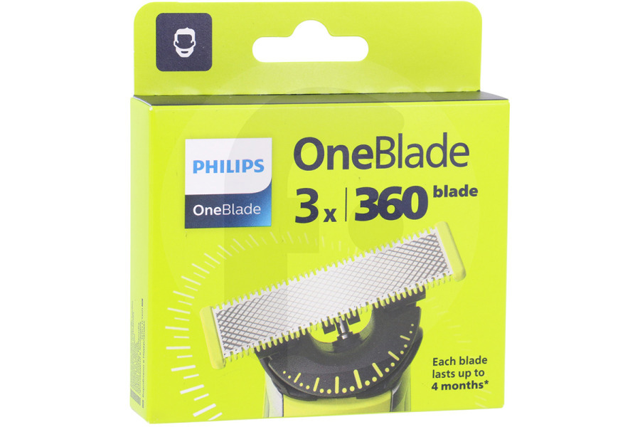 Philips Maquinilla de afeitar Philips QP430/50 Cabezal de afeitado para afeitadora PHIQP43050 adecuado para entre otros OneBlade