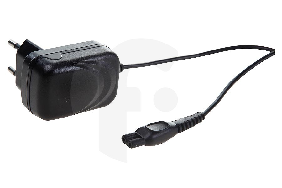 Philips Maquinilla de afeitar Adaptador (cable de carga, cargador) negro para Philips afeitadora 272217190129, CRP136/01
