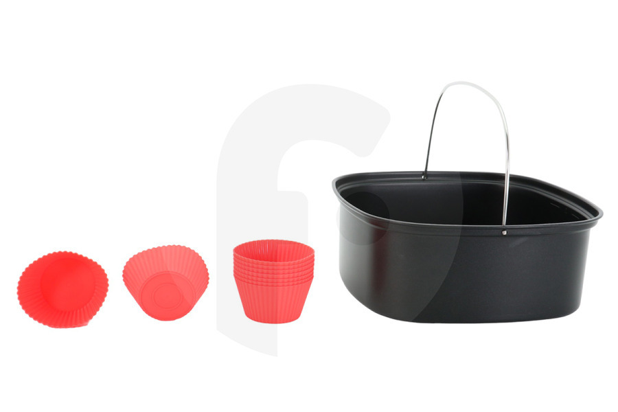 Philips Freidora Philips HD9956/00 Airfryer Set de horneado Tamaño familiar Freidora de aire caliente