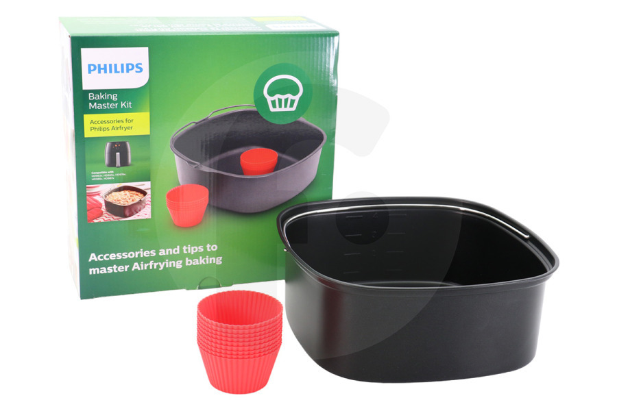 Philips Freidora Philips HD9956/00 Airfryer Set de horneado Tamaño familiar Freidora de aire caliente apto para entre otros HD9630, HD9860
