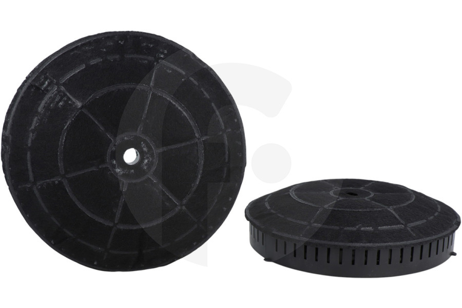 Electrolux Campana extractora Filtro de carbón Tipo 57 circular ⌀ 180mm x 26mm 2 piezas Campana extractora 484000008824 apto para entre otros AKR036GBL, AH90CMIX, HXQVC8ATK