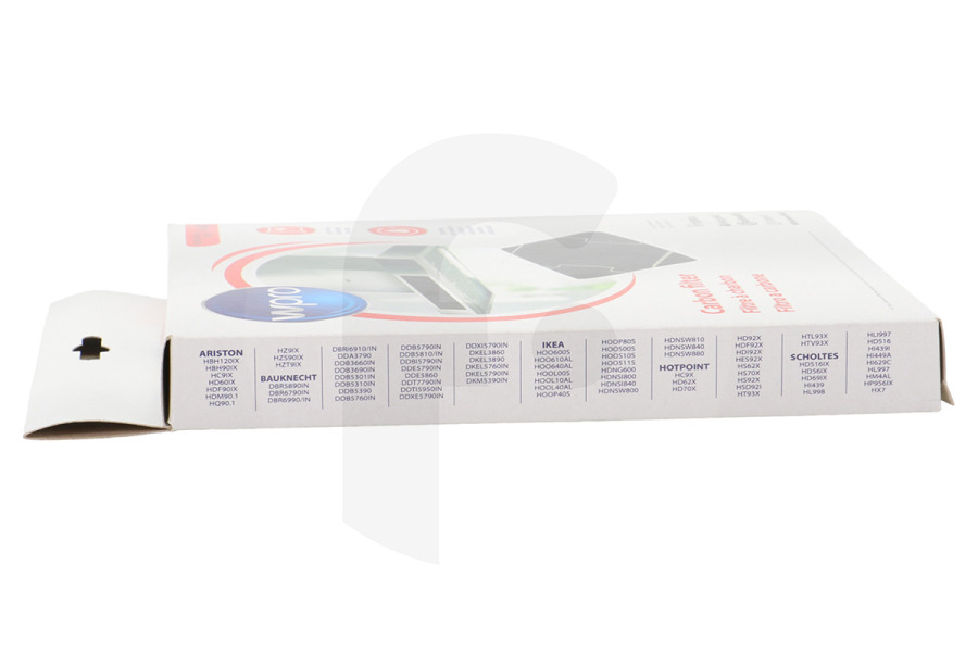 Electrolux Campana extractora Filtro de carbón Tipo 20 / Dkf43 (220X180X20 Mm) campana extractora 480181700586, CFW020B