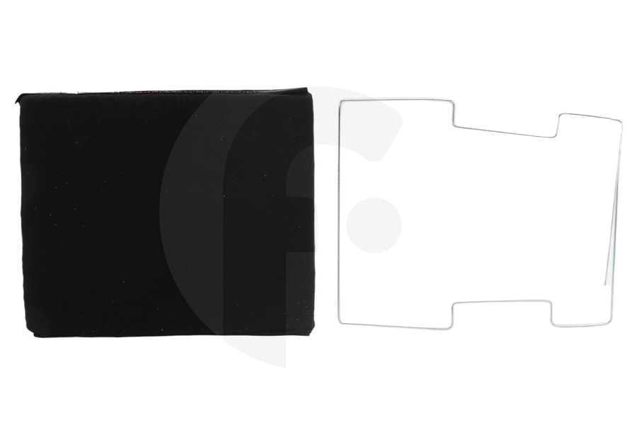 Electrolux 484000008571 Campana extractora Filtro de carbón Tipo 20 / Dkf43 (220X180X20 Mm) campana extractora 480181700586, CFW020B apto para entre otros DKF 43 (filtro D020)