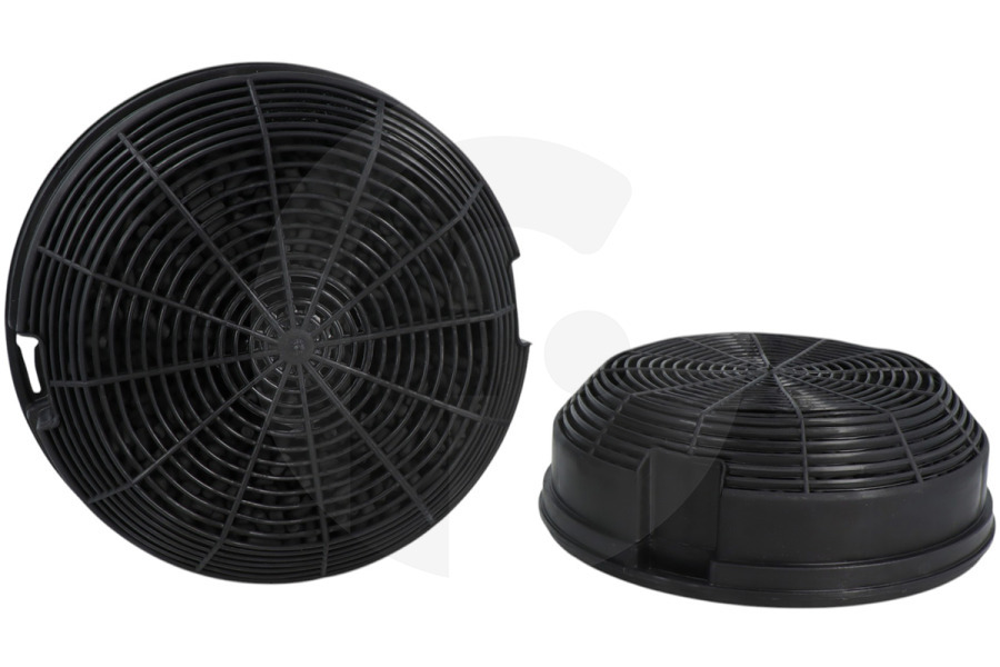 Electrolux Campana extractora Filtro de carbón Tipo 47 circular ⌀ 150mm x 50mm 2 piezas Campana extractora 484000008784 apto para entre otros AKR672, DKM1363, AKR946