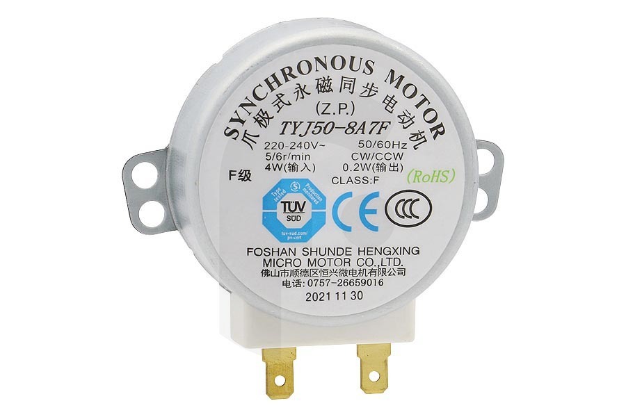 Dometic Microondas Motor (De plato giratorio 4W) microondas 481236158419 apto para entre otros AMW4501, AMW466, EMWD6255