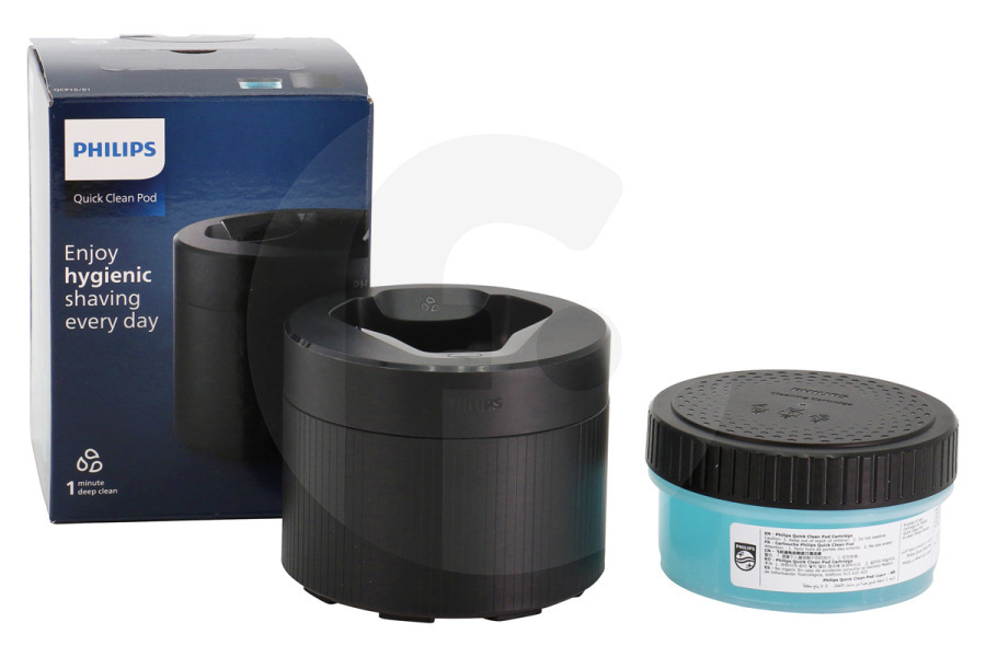 Philips Maquinilla de afeitar Philips QCP10/01 Afeitadora de cápsulas de limpieza rápida adecuado para entre otros serie 5000/7000/8000/9000