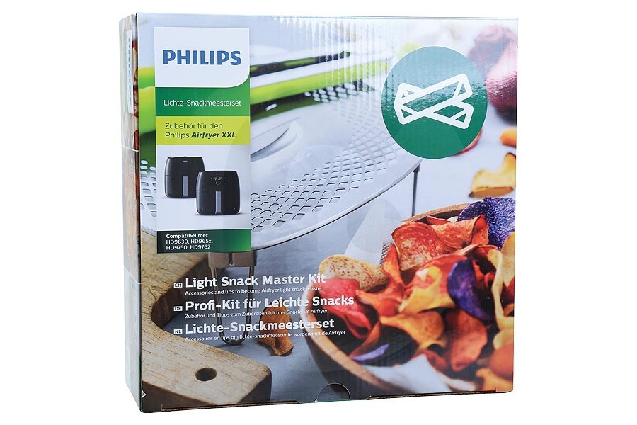 Philips Freidora Philips light snack pack XXL para freidora sin aceite (freidora de aire caliente) HD9954/01, HD995401