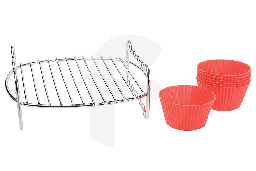 Philips Freidora Philips party animal kit (party master kit) freidora de aire (freidora de aire caliente) HD9904/01, HD990401 apto para entre otros HD974x, HD921x, HD972x, Airfryer XL, Vivacolección